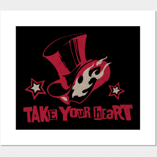 Take Your Heart | Heart Your Take Posters and Art